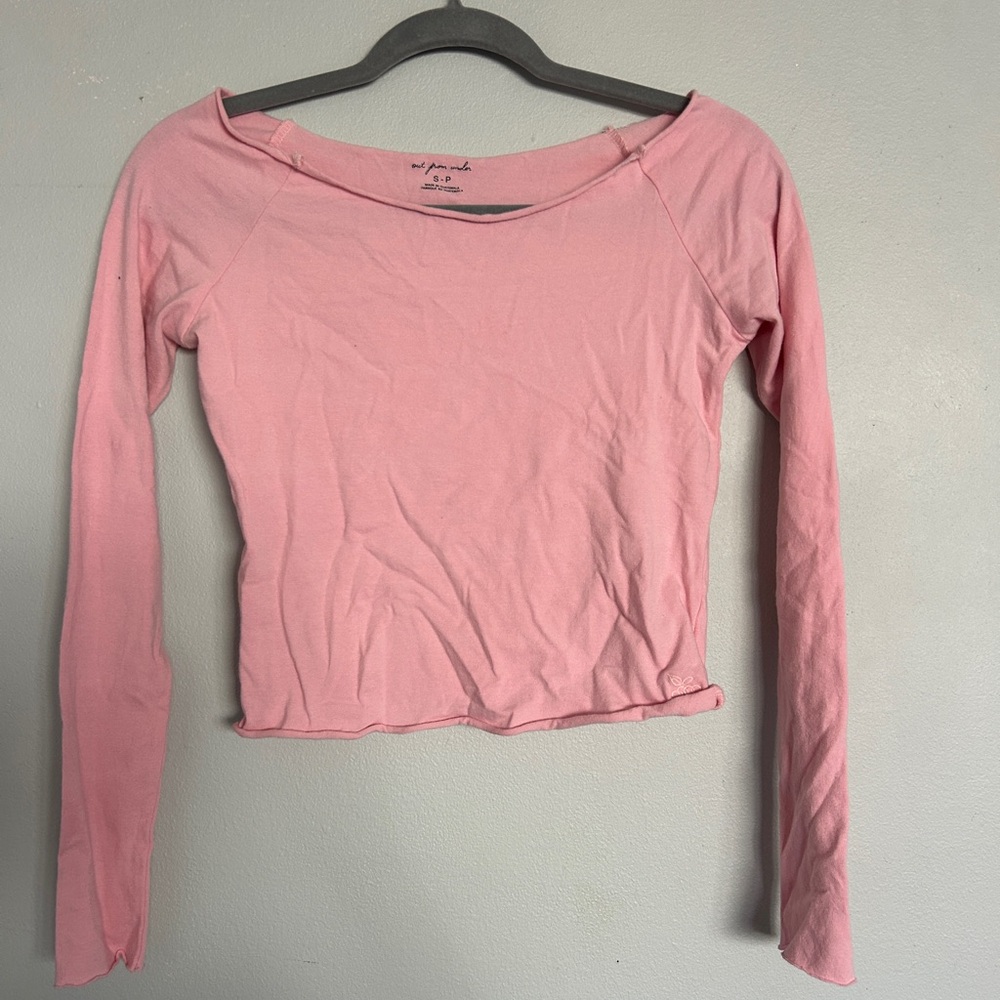 Urban Outfitters Out From Under Women's Pink Long Sleeve Top